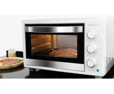 Elektrinė krosnelė Mini piekarnik Cecotec Bake&amp;Toast 2600 Baltas 4Pizza Mini orkaitė
