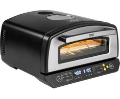 Vaflinė Teesa SUPREME ELITE picos krosnelė 2200 W, 450 laipsnių, du kaitinimo elementai, langelis, LED, 33 cm, įvairios kepimo programos