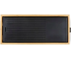 DOMO DO9270G Plancha kepsninė, bambuko stiliaus, „Just us“