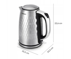 Elektrinis virdulys belaidės Webber WK-330 2200 W 1,7 l juoda INOX