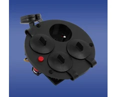 Elektro-Plast 4 x 220V + Termik (32.51) išplėtimo lizdas
