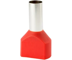 Elektro Plast 74,95 Izoliuota kabelio antgalis HI 2x16,0/18-raudona raudona (100 vnt.) Al/Cu