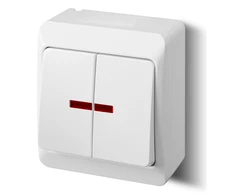 Jungiklis ELEKTRO-PLAST HERMES, 2 klav., IP44