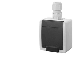 Elektro Plast Nasielsk GN.2P+Z IP65 PILKA AQUANT2K