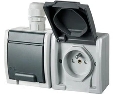LIZDAS MONTUOJAMAS ANT PAVIRŠIAUS DVIGUBAS AQUANT-G2/V1/EPN 230 V AC 16 A IP65 Elektro-Plast