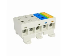 Elektro Plast 48.35535 Paskirstymo blokas-šakos 5x3 polių AL/CU 5x35mm2 plokščias montavimas ir TH bėgis WLZ35/5x35/sssnz 48.35535