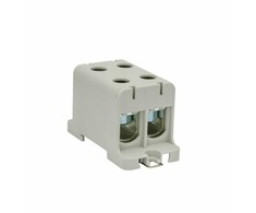 Elektro Plast 48.296 Paskirstymo blokas-šakos 2x1 polių AL/CU 16-95mm2 pilkas plokščias ir TH bėgio montavimas WLZ35/2x95/s 48.296