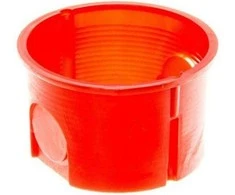 Elektro Plast Nasielsk 0281-00 Įleidžiamoji dėžutė 60mm raudona PK-60 PRO 0281-00 /100vnt/