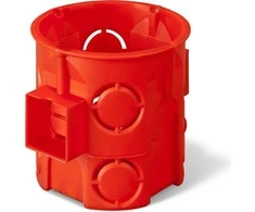 Elektro Plast Nasielsk 0285-00 Įleidžiamoji dėžutė 60 mm tamsiai raudonas jungtis PK-60 0285-00/60 vnt./