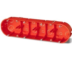 KETURGUBA ĮMONTUOJAMA DĖŽUTĖ PK-4X60/K-G/EPN Elektro-Plast