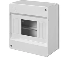 Elektro Plast Nasielsk 2306-10 Moduliniai skirstomieji įrenginiai 1x6 paviršiniai montuojami IP20 MINI S-6 2306-10