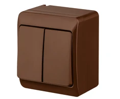 Jungiklis ELEKTRO-PLAST HERMES, 2 klav., IP44