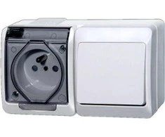 Elektro Plast Nasielsk Elektro-Plast Hermes Stair jungtis + IP44 GNT lizdas (0327- 11)