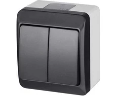 Jungiklis ELEKTRO-PLAST HERMES, 2 klav., IP44