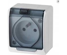 Kištukinis lizdas ELEKTRO-PLAST HERMES, IP44