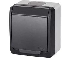 Elektro Plast Nasielsk GN.2P+Z N/T IP44 ANTRACYT HERMES