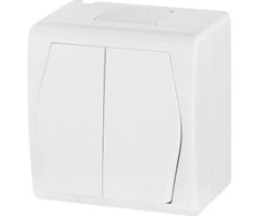 Jungiklis ELEKTRO-PLAST HERMES2, 2 klav., IP44