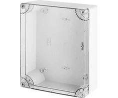 Elektro-Plast INDUSTRIAL Hermetiška dėžutė n/t 270x220x106mm IP65 pilka, permatomas dangtelis 2719-01