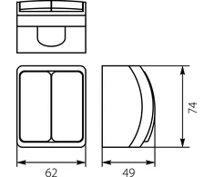 Elektro-Plast Koala Candlestick jungtis N / t IP44 bronze VW 152- 02 (61.312)