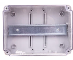 Elektro-Plast korpusas 148x198x96mm IP65 su bėgiu (OH- 3B.1)