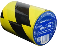 Elektro Plast Lipni įspėjamoji juosta TOS-15zc 15 cm x 33 m geltona ir juoda