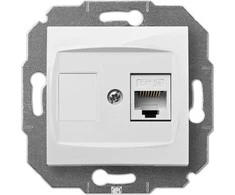 Elektro Plast Nasielsk Elektro-Plast Carla RJ45 kompiuterio lizdas katė 5E balta (1748 -10)