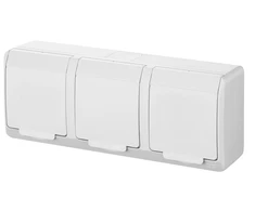 Elektro Plast Nasielsk Elektro-Plast GNT paviršiaus lizdas Hermes 3x2P +