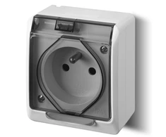 Elektro Plast Nasielsk GN.2P+Z N/T IP44 balta KL.DYMNA HERMES
