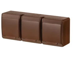 Elektro Plast Nasielsk GN.3X2P+Z N/T IP44 BRĄZ HERMES