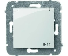 Elektro Plast Nasielsk Elektro-Plast Karlos lizdas su vienu IP44 lizdu (1736- 10)