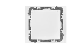 Elektro Plast Nasielsk 3868-10 Vestra Socket 2P+Z be rėmo, giliai montuojamas hermetiškas IP44 baltas 3868-10