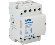 Elektro-Plast Modulinis kontaktoriai SM40A-4NO-3P 40A kontaktai 4xNO ritė 230V 3 modulių