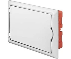 Elektro Plast Nasielsk 2513-00 Modulinis skirstomasis skydas 1x12 p/t ECONOMIC BOX RP 1/12 durys baltas (N+PE) IP40 2513-00