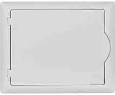 Elektro Plast Nasielsk 2512-00 Modulinis skirstomasis skydas 1x8 p/t ECONOMIC BOX RP 1/8 durų baltas (N+PE) IP40 2512-00
