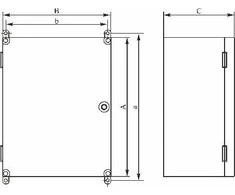 Elektro Plast Uni2 / T UNIbox korpusas (43.22)