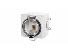 Elektro Plast OYSTER IP66™ RJ45 CAT 6A kompiuterio lizdas hermetiškame korpuse 6185-83