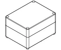 Elektro-Plast Pramonės izoliacija n / t 170 x 135 x 107mm IP65 pilka (2712- 0)
