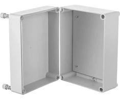 Elektro Plast Nasielsk Elektro-Plast PRAMONINĖ Hermetiška dėžutė n/t 220x170x107 su vyriais IP65 pilka 2717-03