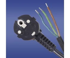 Elektro-Plast Jungiamasis kabelis su juodu 3 x 1,5mm 5m (51.940)