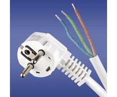 Elektro-Plast Jungiamasis kabelis su baltu kampu 3 x 1,5mm 1,5m (51.931)