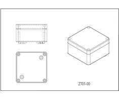 Elektro Plast Nasielsk BOX N/T 105X105X66 IP65 BI.INDUSTRIAL