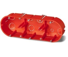DVIGUBA ĮMONTUOJAMA DĖŽUTĖ PK-3X60/K-G/EPN Elektro-Plast
