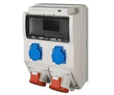 Elektro Plast Nasielsk Elektro-Plast 9 moduliai 5P / 32A 5P / 16A 2x2P + Z RS-9 (6222-0)