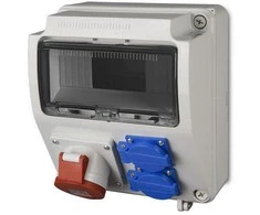 Elektro Plast Nasielsk Elektro-Plast 9 moduliai 2x2P + Z 5P / 16A RS- 9 (6231-0)