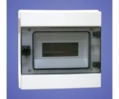 Elektro Plast 36.4 Hermetinis modulinis skirstomasis skydas (500V AC, 1000V DC) 1x6 su užraktu, montuojamas ant paviršiaus RH-6/Z 36.4