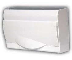 Elektro Plast Nasielsk 2355-00 Modulinis skirstomasis skydas 1x20+2 paviršinis Žalias BOX RN 1/20+2 durys baltos N+PE IP40 2355-00