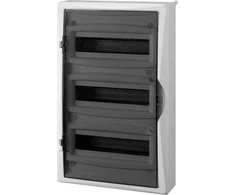 Elektro Plast Nasielsk 2506-01 Modulinis skirstomasis skydas 3x12 n/t ECONOMIC BOX RN 3/36 permatomos durys (N+PE) IP40 2506-01