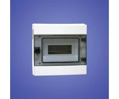 Hermetiškas modulinis paskirstymo skydas (500 V AC, 1000 V DC) 1x8 paviršinio montavimo (N+PE) IP65 RH-8 ELEKTRO-PLAST O