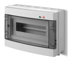 Elektro Plast Nasielsk 1904-01 Modulinis skirstomasis skydas 1x12 paviršinis IP40 EP-LUX PLUS RN 1/12 1904-01