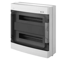Elektro Plast Nasielsk 1962-01 Hermetinis skirstomasis įrenginys EP-LUX RN 2x18 1000V AC 1500V DC PE+N dūmai IP65 1962-01